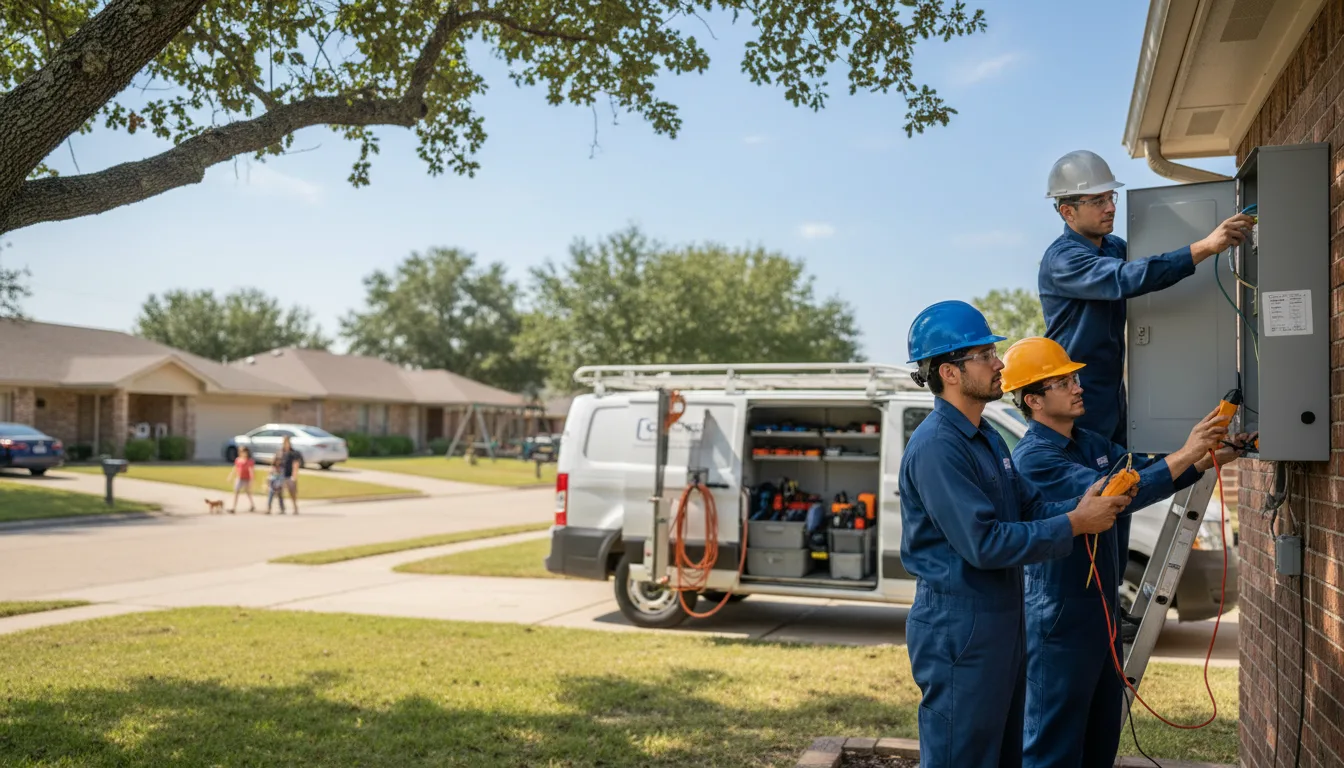 Certified electrician providing emergency electrical services in Caney, OK